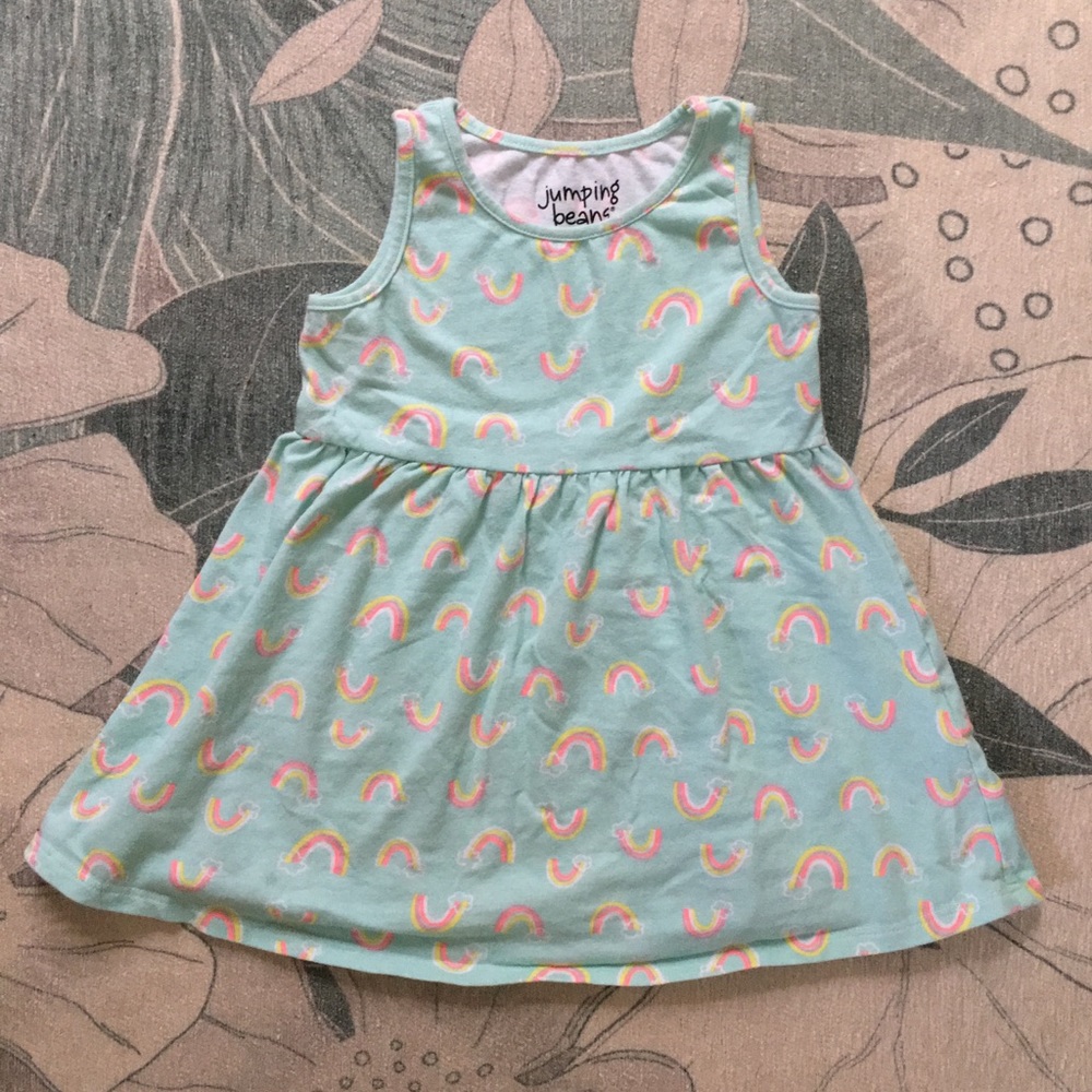 12 month rainbow dress